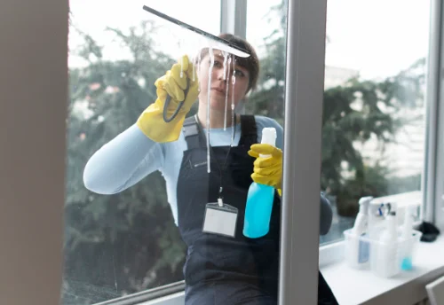 Nettoyage de vitres intérieures et extérieures à Dorat